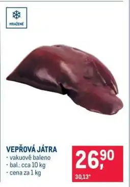 Makro Vepřová játra nabídka