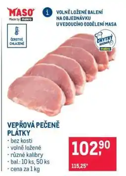 Makro VEPŘOVÁ PEČENĚ PLÁTKY nabídka