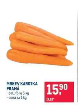 Makro Mrkev karotka praná nabídka