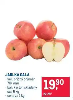 Makro JABLKA GALA nabídka