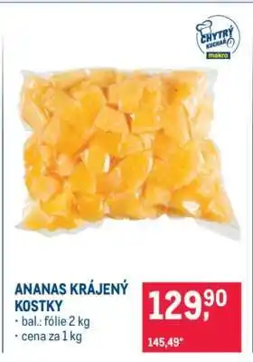 Makro ANANAS KRÁJENÝ KOSTKY nabídka