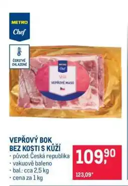 Makro Vepřový bok bez kosti s kůží nabídka