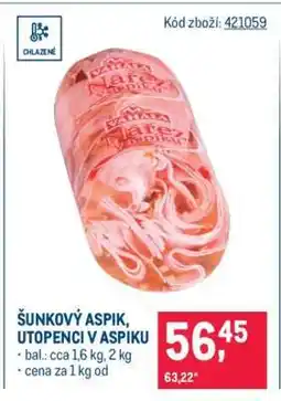Makro ŠUNKOVÝ ASPIK, UTOPENCI V ASPIKU nabídka