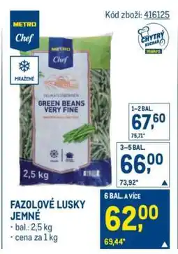 Makro Fazolové lusky jemné nabídka