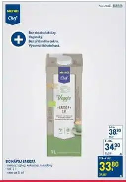 Makro BIO NÁPOJ BARISTA nabídka