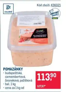 Makro Pomazánky nabídka