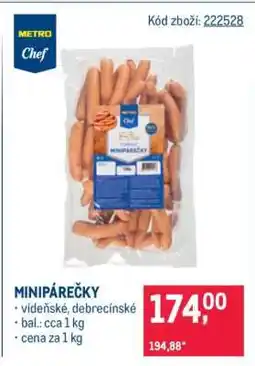 Makro MINIPÁREČKY nabídka