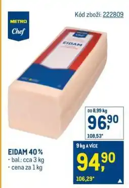 Makro Eidam 40 % nabídka