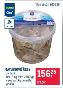 Makro Matjesové řezy nabídka