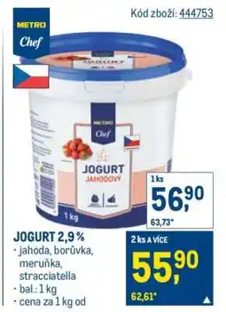 Makro JOGURT 2,9% nabídka