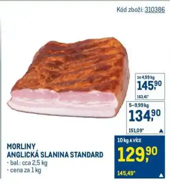 MORLINY ANGLICKÁ SLANINA STANDARD
