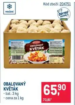 Makro Obalovaný květák nabídka