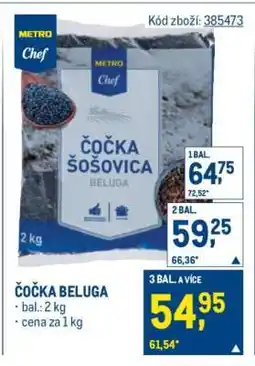 Makro Čočka beluga nabídka