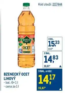 Makro Bzenecký ocet lihový nabídka
