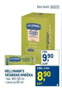 Makro Hellmann’s Tatarská omáčka nabídka