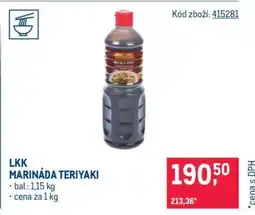 Makro LKK MARINÁDA TERIYAKI nabídka