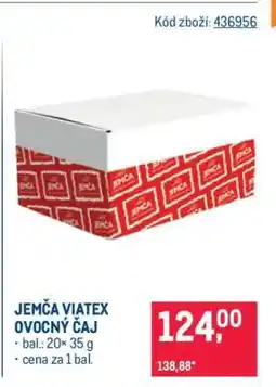 Makro JEMČA VIATEX OVOCNÝ ČAJ nabídka