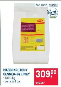 Makro MAGGI KRUTONY ČESNEK-BYLINKY nabídka