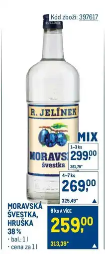 Makro MORAVSKÁ ŠVESTKA, HRUŠKA nabídka