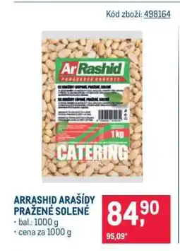 Makro ArRashid arašídy pražené solené nabídka