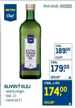 Makro Olivový olej nabídka