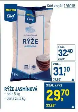 Makro Rýže jasmínová nabídka