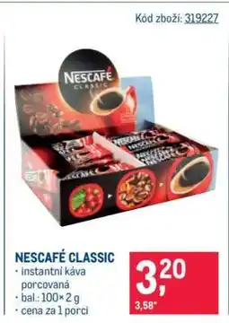 Makro Nescafé Classic nabídka