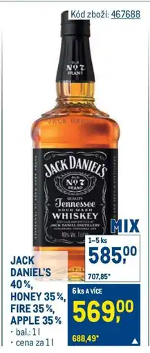 Makro Jack Daniel’s 40 nabídka