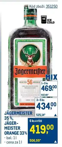 Makro Jägermeister nabídka