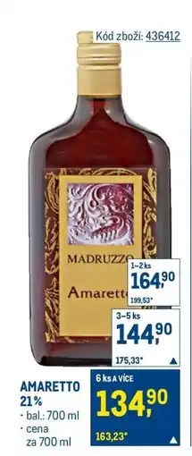 Makro Amaretto nabídka