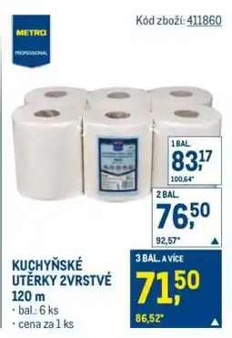 Makro Kuchyňské utěrky 2vrstvé nabídka