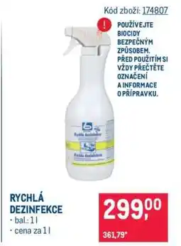 Makro Rychlá dezinfekce nabídka
