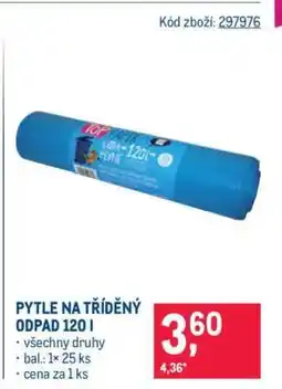 Makro Pytle na tříděný odpad 120 l nabídka