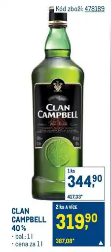 Makro Clan Campbell 40% nabídka