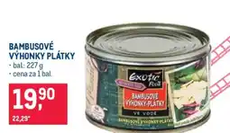 Makro BAMBUSOVÉ VÝHONKY PLÁTKY nabídka