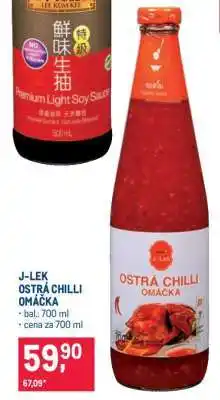 Makro J-LEK OSTRÁ CHILLI OMÁČKA nabídka