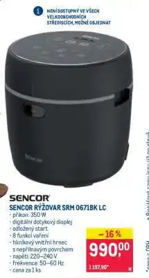 Makro SENCOR RÝŽOVAR SRM 0671BK LC nabídka