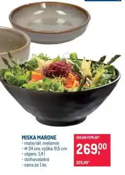 Makro MISKA MARONE nabídka