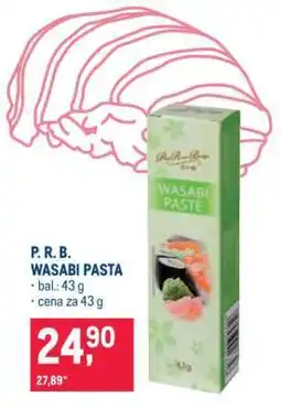 Makro P. R. B. WASABI PASTA nabídka