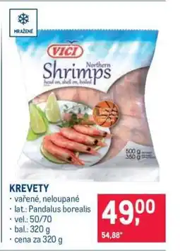 Makro Krevety nabídka