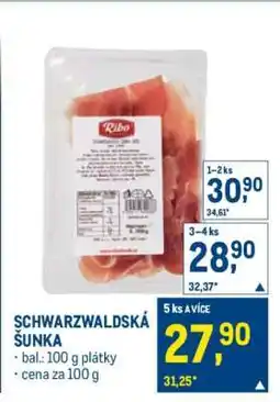 Makro SCHWARZWALDSKÁ ŠUNKA nabídka