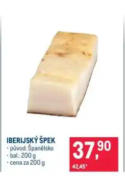 Makro Iberijský špek nabídka