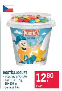 Makro Kostíci jogurt nabídka