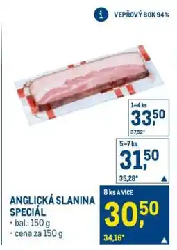 Makro Anglická slanina speciál nabídka