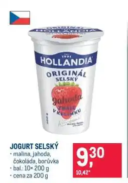 Makro Jogurt Selský nabídka