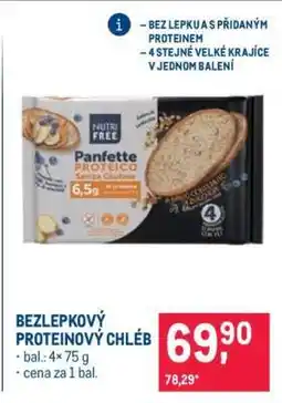 Makro BEZLEPKOVÝ PROTEINOVÝ CHLÉB nabídka