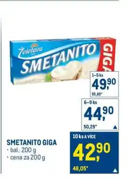 Makro Smetanito Giga nabídka
