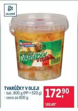 Makro Tvarůžky v oleji nabídka