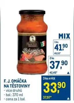Makro F. J. OMÁČKA NA TĚSTOVINY nabídka