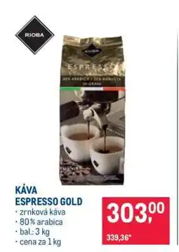 Makro KÁVA ESPRESSO GOLD nabídka